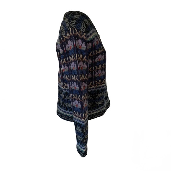 Squaw Valley 80's Vintage Wool Ski Sweater Front Zip Ladies' Medium - Picture 3 of 11